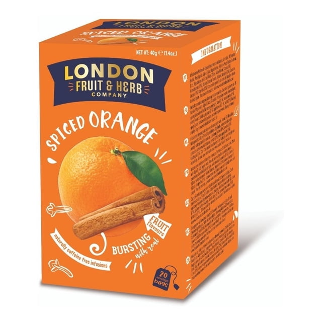 Té Tisana Spiced Orange London Fruit & Herb Sin Gluten 20 Sobres