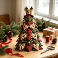 thumbnail image 7 of DIY Quilted Christmas Tree Kit Complete Sewing Set with Pattern Instructions, Beginner Friendly Fabric Craft for Adults, 7 of 7