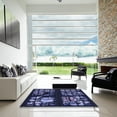thumbnail image 7 of Ahgly Company Machine Washable Indoor Round Transitional Periwinkle Purple Area Rugs, 8' Round, 7 of 7