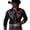 Black@GC@, variant on Mens Western Cowboy Shirts Long Sleeve Buttons Down Shirts for Men Trendy Embroidered Lapel Soft Lightweight Tops
