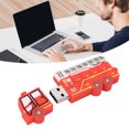 thumbnail image 1 of Voiture de Bande Dessinée Mignonne Clé USB pour le Stockage et le Partage, Plug and Play, Design Rouge, Compatible avec 7 8 10 Vista XP Unix OS X, 1 of 8