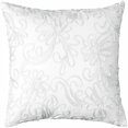 thumbnail image 2 of Violet Linen VL-69622-Chantilly-Cus-Wht Housse de Coussin, 18 Pouces x 18 Pouces, Blanc, 2 of 4