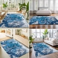 thumbnail image 4 of Large Area Rugs 5'x8', Ocean Blue Octopus Carpet Runner Indoor Outdoor Rugs Home Decor Aesthetic, Nautical Castle Coastal Lighthouse Non Slip Mats Washable Accent Rug for Living Room Bedroom, 4 of 8