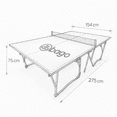 thumbnail image 5 of Mesa De Ping Pong Plegable Profesional Para Interior, 5 of 5
