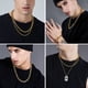 thumbnail image 2 of Collar ChainsHouse Gold ChainsHouse para hombre, 5 mm, 66 cm, acero inoxidable, 2 of 7