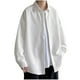thumbnail image 2 of pstuiky camisas de manga larga para hombre, Camisa informal de moda para hombre, con botones, solapa y mangas, transpirable Tops de hombre xxxl, 2 of 4