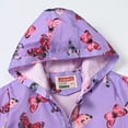 thumbnail image 5 of XBASW Toddler Baby Kids Hooded Rain Coat Jackets for Girls Cartoon Printed Windbreaker Jackets Spring Autumn Raincoat Outerwear for Girls 1-8Y, 5 of 9