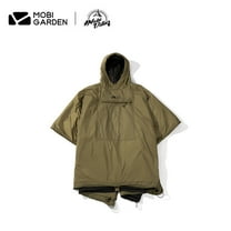 Mobi Garden, Poncho Sleeping Bag, Wearable Hooded Thermal Cape, Outdoor Warm Hooded Camping Quilt,  3 in 1 Sleeping Bag, 20D Ultralight Waterproof Fabric, For Home/Office/Camping/Traveling