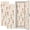 Color 3, variant on 2 Pcs School Locker Magnetic Wallpaper 12" x 36" African brush stroke mud cloth fabric Ethnic boho seamless Reusable Removable Locker Accessories Back to School Supplies