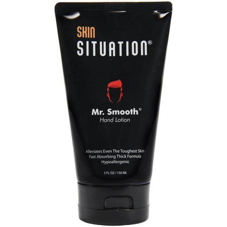 Mr. Smooth Hand Lotion, Repairs Dry Cracked Skin, Hydrating, Hypoallergenic, Skincare 5 oz