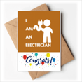 thumbnail image 1 of Power Supply Electricity Wage Source Job Wedding Cards Congratulations Greeting Envelopes, 1 of 3