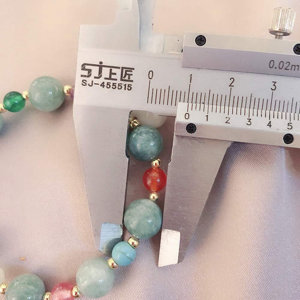 Woman Jade Bangle Gourd Pendant Bracelet Jewelry Natural Stone Beaded Bracelet