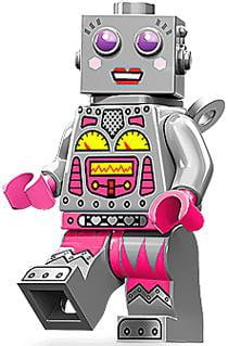 Series 11 lego mini figure LADY ROBOT 