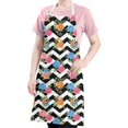 thumbnail image 5 of Pioneer Flower Floral Print Pattern Apron for Women and Men, Cotton Linen Waterproof with Pockets, Adjustable, 33x27 Inch for Kitchen, Gardening, BBQ, Salon, 5 of 6