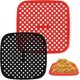 thumbnail image 1 of Alfombrillas para freidora de aire CHAO 2 alfombrillas de silicona 7.5 y 8.5 pulgadas reutilizables, 1 of 5
