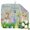 Green, variant on Dish Drying Mat for Kitchen Countertop, Easter Eggs Bunny Absorbent Microfiber Dish Mat Quick Dry Non Slip Draining Mat Kitchen Drying Pad for Dishes, Utensils 16x18 Inch Flower Butterfly Wood Grain