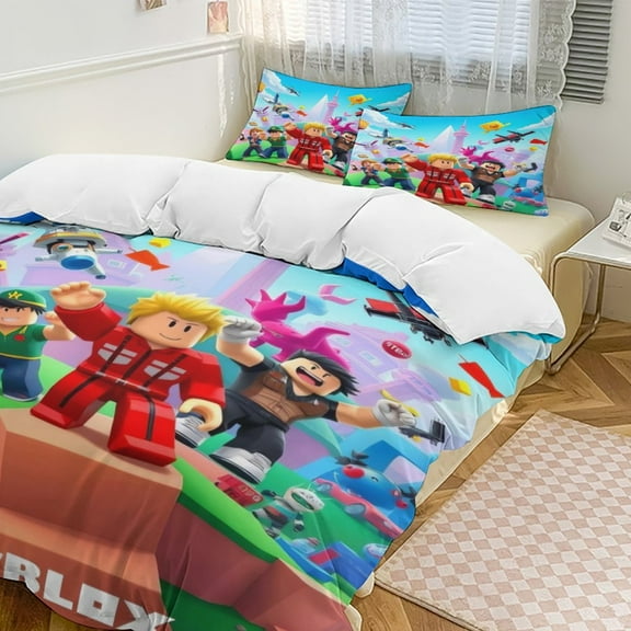 Fortnite Bedding Sets Twin Queen King Size Game Printed Bed Set 3Pcs Duvet Cover Bedroom Decor for Boys Girls Adult Gift 1Comforter 2 Pillowcases