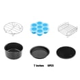 thumbnail image 2 of Bewildely Sartén para pizza con freidora de aire libre de BPA - Accesorios para freidora de aire resistente al calor de grado alimenticio sin Cocina y Comedor 7 pulgadas, 2 of 6