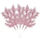 thumbnail image 3 of Artificial Pine Leaves Branches Christmas Gold Silver Fake Plants Glitter Garland Xmas Tree Ornament Home Room Decoration Plant, 3 of 5