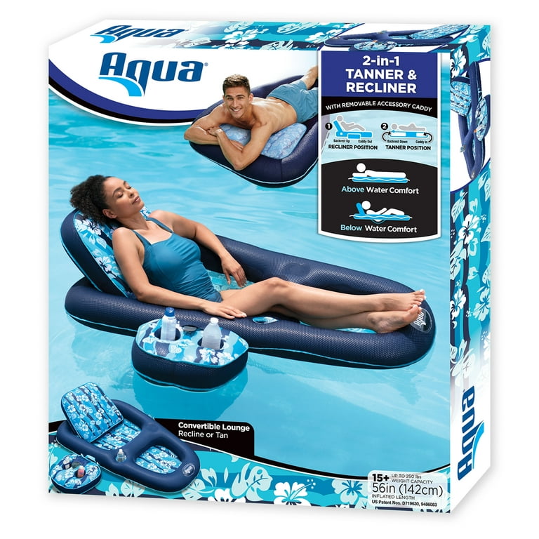 Pool Pillow Comfort Mules - Luxury Blue