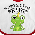thumbnail image 4 of Inktastic Mommy's Little Prince Cute Frog Boys Baby Bib, 4 of 4