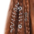 thumbnail image 3 of 28 piezas de accesorios para rastas, trenzas en espiral, joyas para el cabello, anillos para el cabello, puños, dijes para el cabello, 3 of 7