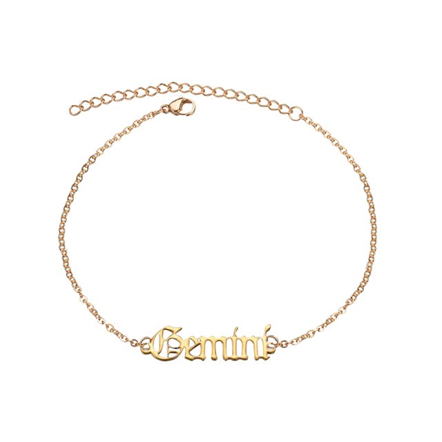 12 Constellation and Daughter Chain Layer Anklet Women's Anklet Jewelry Anklet