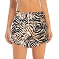 thumbnail image 2 of Daiia Watercolor Zebra Pattern Women's 2 in 1 Running Shorts - Lightweight Athletic Workout Gym Yoga Shorts Liner with Phone Pockets-XX-Large, 2 of 7