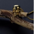 thumbnail image 4 of Collar con Dije Calavera MADIOLA Cadena dorada Punk Gotico, 4 of 7