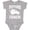 AC-Heather Grey, variant on Inktastic Future Coach Sports Coaching Boys or Girls Baby Bodysuit