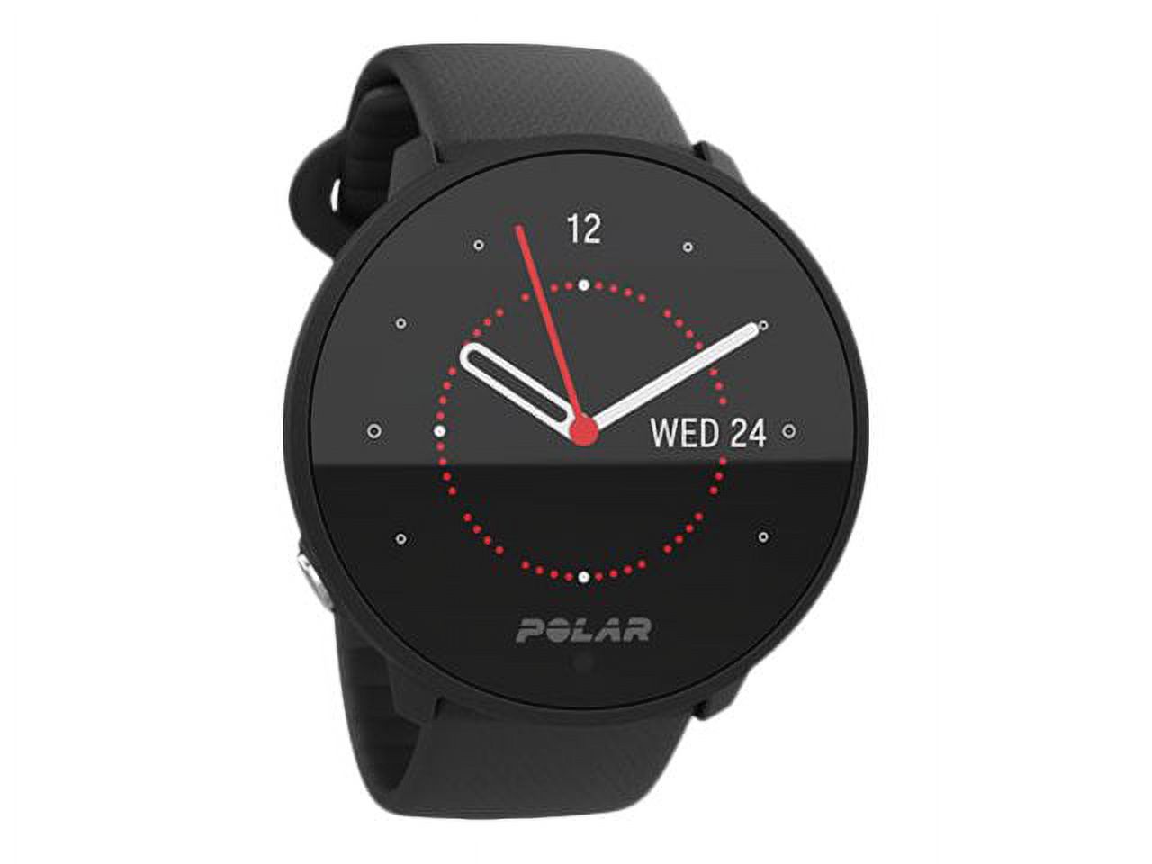 Polar Unite - Sport watch with band - silicone - black - band size: S/L - Bluetooth - 1.13 oz - image 4 of 10