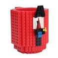 thumbnail image 2 of Tasse à Construire en Briques, Blocs de Construction Lavables à la Main Tasses Jouet Amusant pour Rassemblement Rouge, 2 of 8