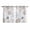 Grey Cream, variant on Gray Shell Coral Kitchen Curtains 84 Inch Length, Coastal Summer Beach Nautical Ocean Grommet Top Bedroom Living Room Curtains, Light Filtering Cafe Curtain Drapes 2 Panels Set 84''x84''