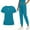 Set-10Mint Green, variant on LEWKW Women's 2 Piece Outfits Short Sleeve Button Henley Top & Joggers Pants Sets Casual Summer Loungewear Comfy Matching Soft Tracksuits with Pockets
