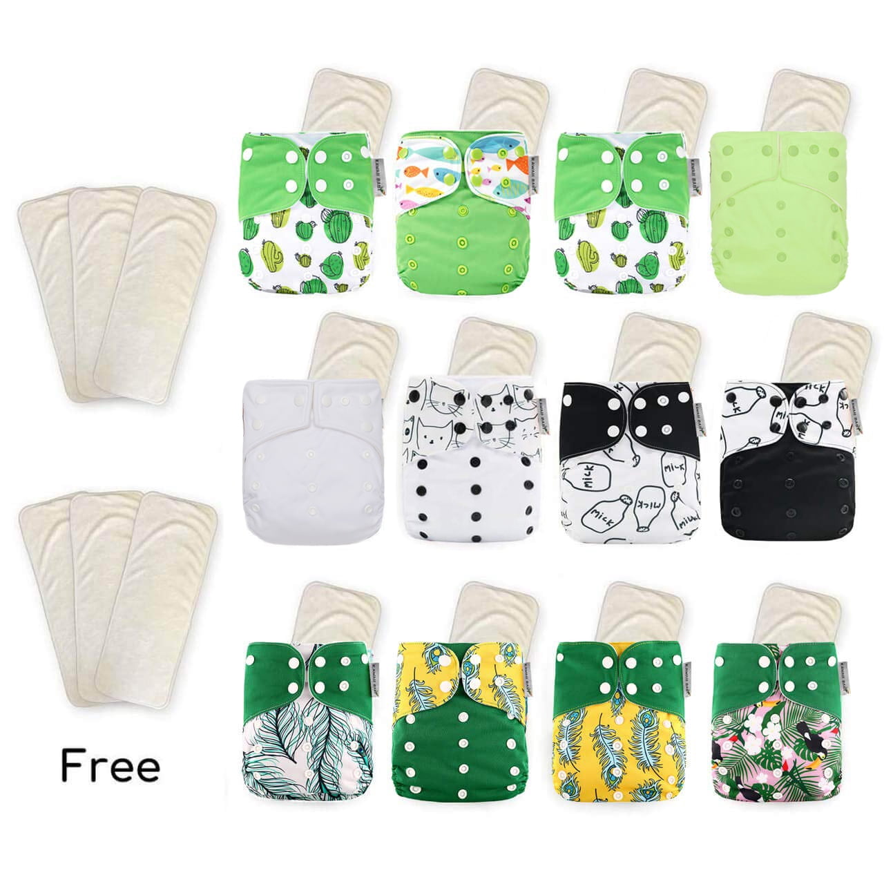 kawaii bamboo inserts