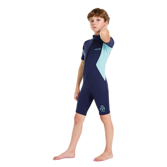 Buceo Surf Ropa Ropa de protección de buceo para niños Neopreno cálido con cremallera Accesorios para exteriores Ehuebsd Para Estrenar