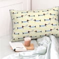 thumbnail image 4 of Salouo Dachshund Dog Puppy Pattern Pillow Cases,1PC Pillow Covers with Envelope Closure Decorative Pillow Case for Bed Couch,Pillows Not Included-16"x24", 4 of 6