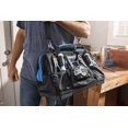 thumbnail image 5 of HART 16-inch Hard Bottom Tool Bag, Waterproof Base, Black and Blue, 5 of 5