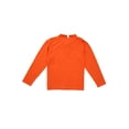 thumbnail image 4 of Men's Adaptive Open Back Full Sleeves Orange T-shirt, 4 of 5