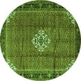 thumbnail image 1 of Ahgly Company Indoor Round Persian Green Traditional Area Rugs, 6' Round, 1 of 1