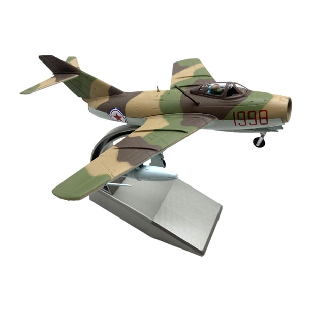 Avión de a reacción a escala 1/72, juguete coleccionable, exhibición de modelos de aviones de aleación, avión simulado para mueble de TV,