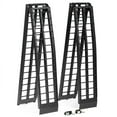 thumbnail image 1 of Titan Ramps 2 Pack 9’ Folding ATV Loading Ramps Arched Aluminum Design, Black, 1 of 12