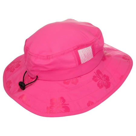 Kids UPF 50+ Safari Sun Hat - Pink (Best Running Hat Sun Protection)