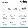 thumbnail image 3 of Chrome Bathroom Towel Bar 18 inch, 3 of 5