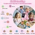thumbnail image 5 of Smart Watch for Kids Girl Gift Ages 3-12, 2 Screen Protector, 26 Puzzle Games, HD Camera Video Music Player Touchscreen Pedometer, Educationtal Toy Brithday Gifts for Girl Ages 4 5 6 7 8 9 10(Pink), 5 of 8