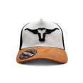 thumbnail image 2 of KNITE Gorra Trucker Livestock White Range Toro Gamuza Estilo Rancho Ajustable, 2 of 5