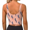 thumbnail image 3 of Lsque Winter Skiing Adventure Printed Women'S Sports Bra, Compression, Moisture Wicking, High-Impact Sports Bra For Women,Supportive sports bra-X-Large, 3 of 9