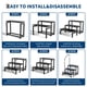 thumbnail image 5 of Yeshouse Escaleras portátiles de 3 escalones para autocaravanas, aluminio con peldaños antideslizantes y pasamanos, ideales para caravanas, jacuzzis, terrazas y piscinas, 5 of 7