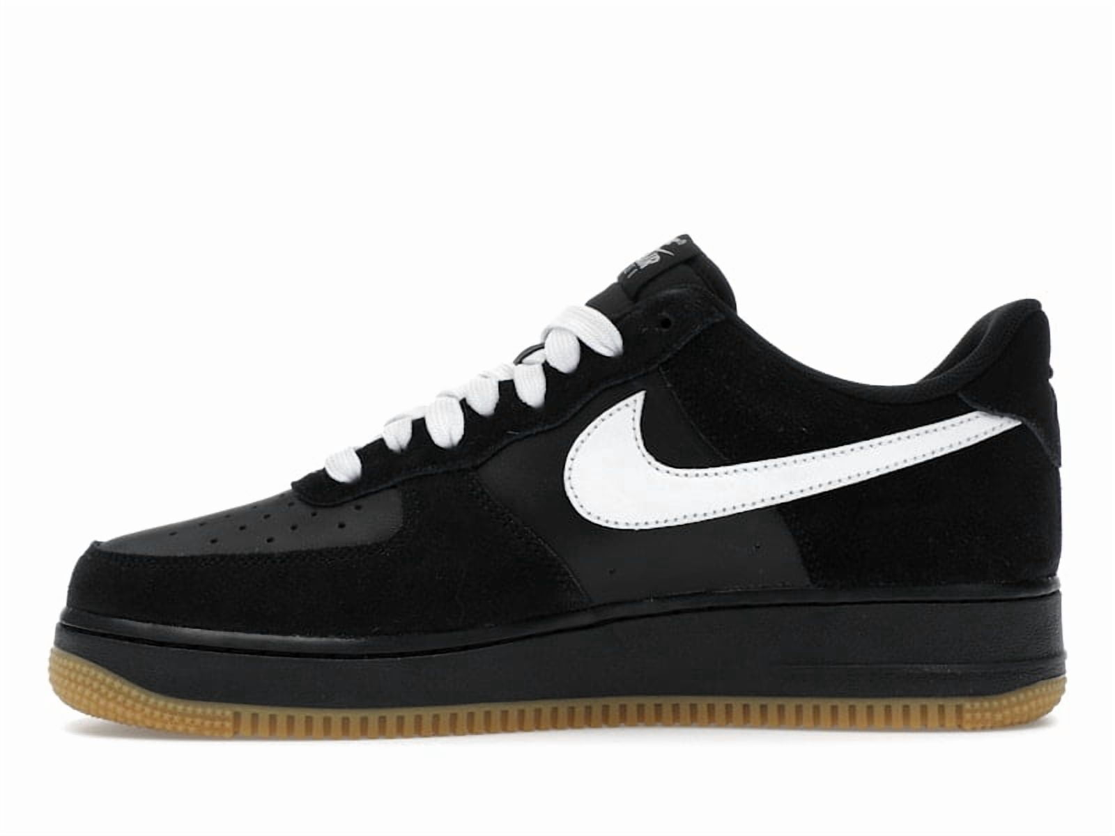 Nike Men's Air Force 1 Low '07 LV8 Black Gum Light Brown White Shoes, from StockX