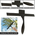 thumbnail image 5 of Tzgsonp Stainless Steel Shower Squeegee with Hook Bathroom Cleaning Tool for Window Glass Tile Mirror, Brown, 5 of 8